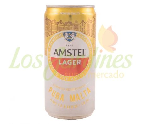 CERVEZA AMSTEL LATA PURA MALTA 269 CC