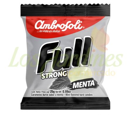 CARAMELO AMBROSOLI FULL STRONG 25 GR