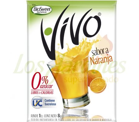 REFRESCO VIVO NARANJA 8 GRS