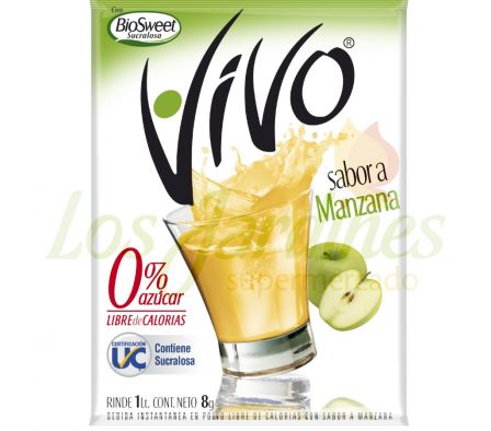REFRESCO VIVO MANZANA 8 GRS