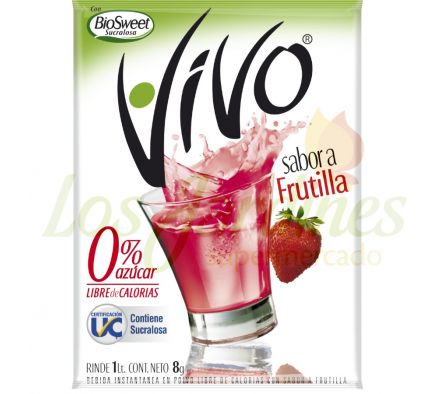 REFRESCO VIVO FRUTILLA 8 GRS