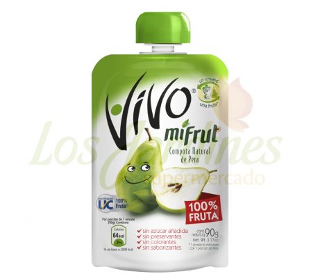 JUGO VIVO MIFRUT PERA 90 GR
