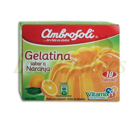 GELATINAS AMB NARANJA 100X20