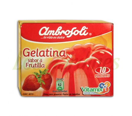 GELATINAS AMB FRUTILLA 100X20