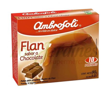 FLAN DE CHOCOLATE AMBROSO