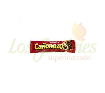 CHOCOLATE RELLENA CON CREMA CAÑONAZO 25 GRS