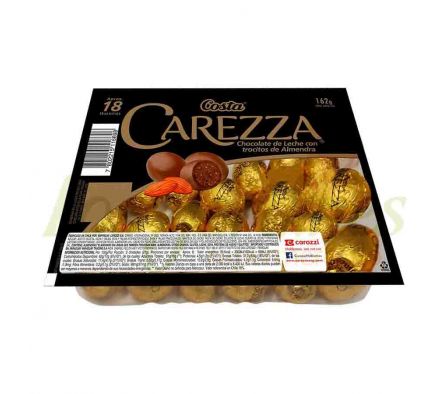 HUEVO DE PASCUA COSTA EN BANDEJA CAREZZA 18x8,4G