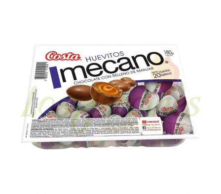 HUEVO DE PASCUA MECANO EN BANDEJA 20x8,4G