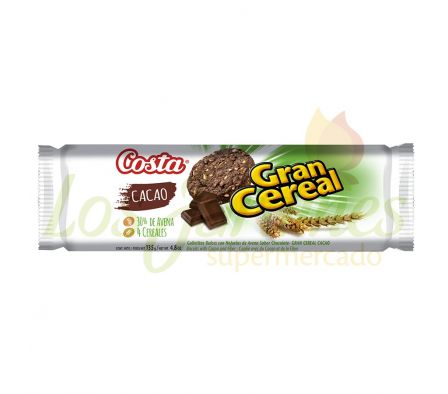 GALLETITA GRAN CEREAL FIBRA CACAO 135G