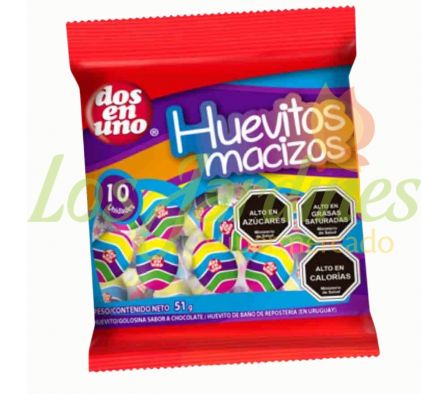 HUEVO MACIZO ARCOR DEU BOLSA 10 UNID