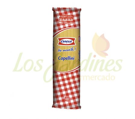 FIDEOS CAPELLINI CAROZZI 400G