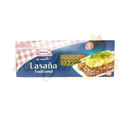 FIDEOS LASAGNA CAROZZI 400G