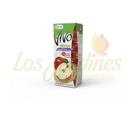 JUGO VIVO NECTAR MANZANA 190 CC