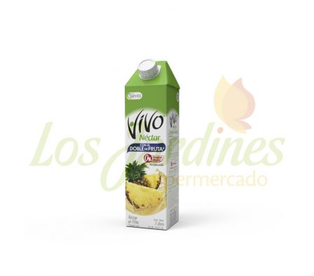 JUGO VIVO NECTAR PIÑA 1 LT