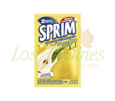 JUGO SPRIM SABOR PERA 2 LTS X 25 GRS