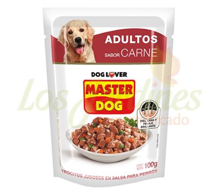 ALIMENTO P/PERRO MASTER DOG TROCITOS CARNE ADU 10