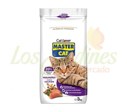 ALIMENTO P/GATOS MASTER CAT HOGAREÑO 3KG