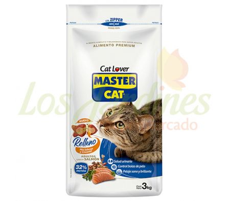 ALIMENTO P/GATOS MASTER CAT RELLENO 3KG