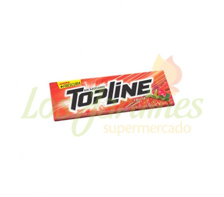 CHICLE TOPLINE FRUTILLA 11 GR