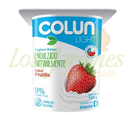 YOGHURT COLUN FRUTILLA LIGHT CON VITAMINA D 120G