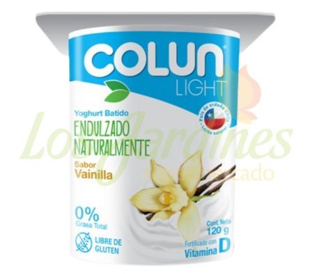 YOGHURT COLUN VAINILLA LIGHT CON VITAMINA D 120G