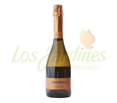 PACK ESPUMANTE UNDURRAGA DEMI SEC EST 75CL+2 COPA