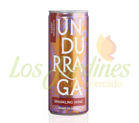 VINO ESPUMANTE UNDURAGA SWEET MOSCATO LATA 250ML