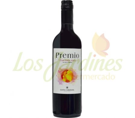 VINO SANTA CAROLINA PREMIO TINTO DULCE 750 ML..