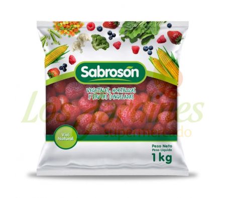FRUTILLA CONGELADA SABROSON 1KG