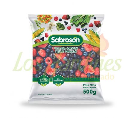 MEZCLA D/FRUTAS SABROSON CONG.MIX BERRIES 500GR