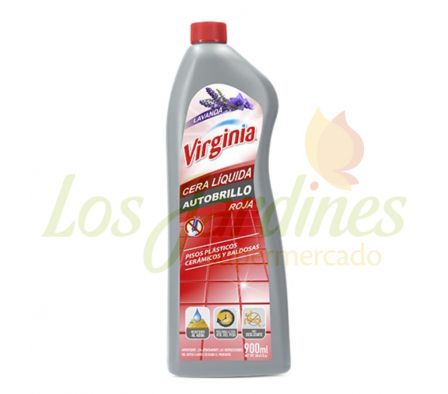 CERA AUTOBRILLO VIRGINIA ROJO 900 ML