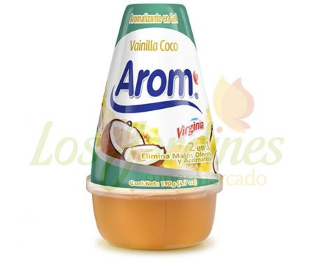 AROMATIZANTE EN GEL AROM VAINILLA COCO 190 GR..