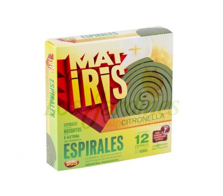 ESPIRAL MATIRIS PERFUMADO CITRONELA 10 UNID