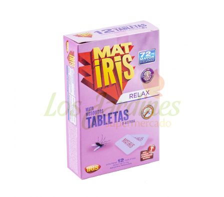 TABLETA MATAMOSQUITO MATIRIS RELAX X 12