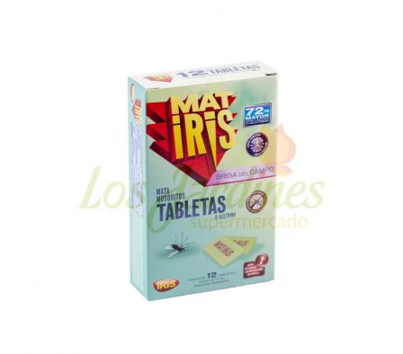 TABLETA MATAMOSQUITO MATIRIS BRISA D/CAMPO X 12