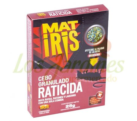 RATICIDA MATIRIS CEBO GRANULADO 25 GR