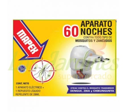 APARATO VAPORIZADOR 60 NOCHES DOBLE USO MAPEX