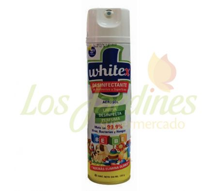 DESINFECTANTE EN AEROSOL WHITEX BEBE 350 ML-