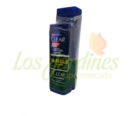 SHAMPOO CLEAR IC COOL MTL 400 ML + SHAMPOO REGALO