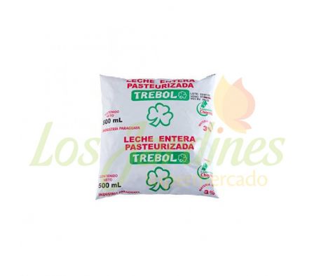 LECHE ENTERA TREBOL 500ML
