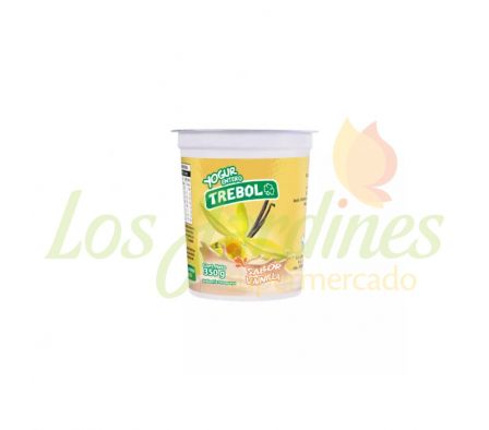 YOGHURT ENTERO TREBOL VAINILLA 350G