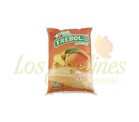 YOGHURT BEBIBLE TREBOL DURAZNO 1L
