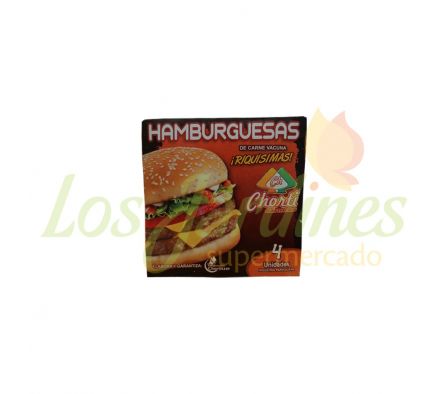 HAMBURGUESA DE CARNE CHORTI 4 UN
