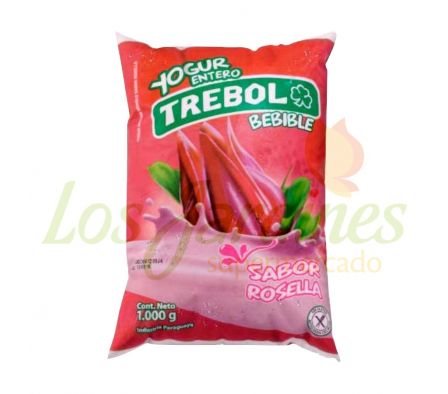 YOGUR TREBOL ROSELLA 1L