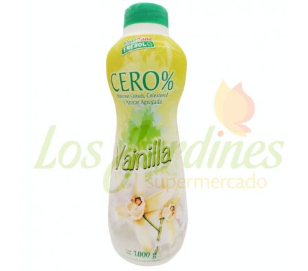 YOGUR TREBOL CERO% VAINILLA 1L