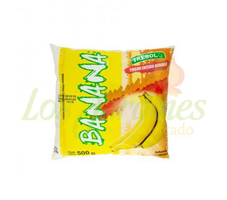 YOGHURT BEBIBLE TREBOL BANANA SACHET 1/2 LT