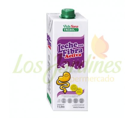 LECHE TREBOL CON FIBRA ACTIVA 1L