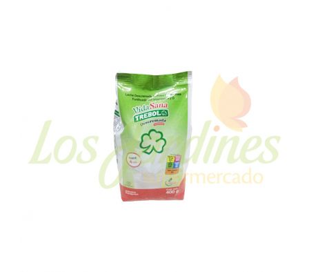 LECHE DESCREMADA INSTANT TREBOL 400 GR