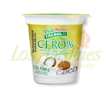 YOGUR TREBOL CERO COCO 140G