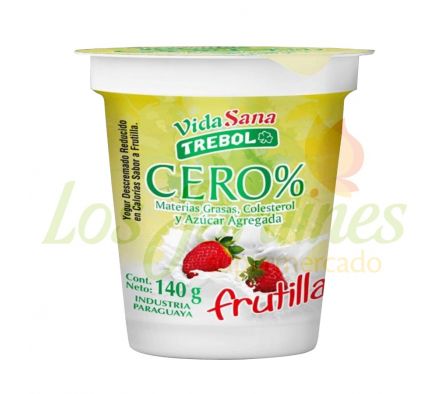 YOGUR TREBOL CERO FRUTILLA 140G